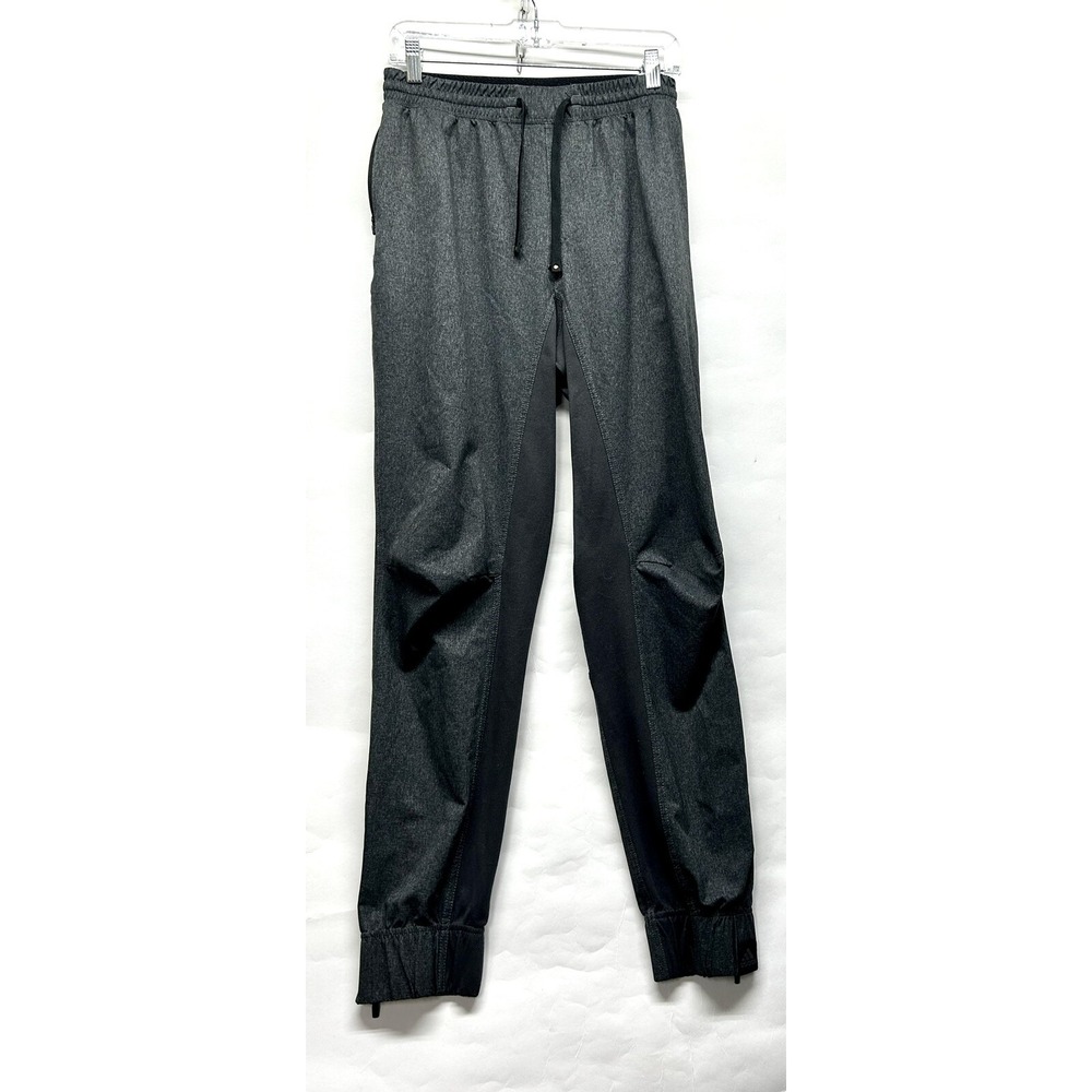 Adidas Climalite Mens Medium Grey Drawstring Jogger SweatPants (E2)